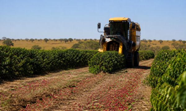 Colheita de café avança para 81% na área da Expocacer