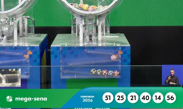Mega-Sena 3056 acumula e prêmio vai a R$ 85 milhões; confira os números sorteados